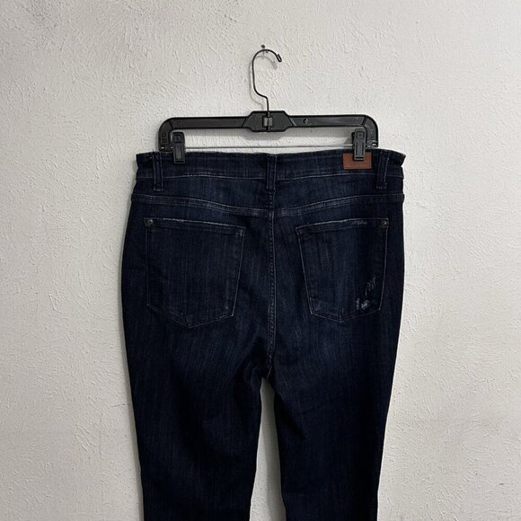 Judy Blue Women’s Basic Babe Roll Cuffed Skinny Jeans Size 15/ 32 JB82340dk - Picture 7 of 12